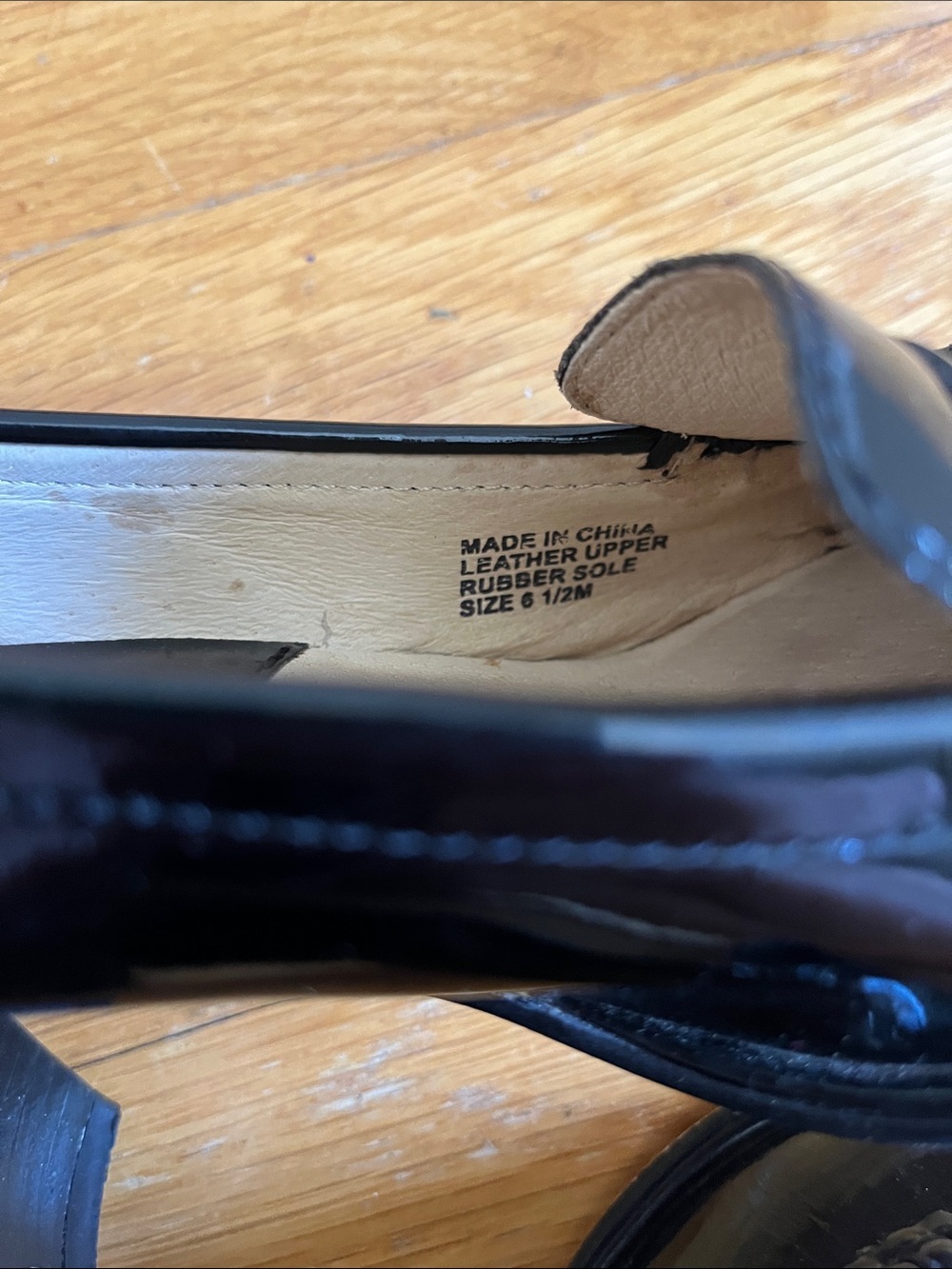 Michael by Michael Kors Size 6 1/2 Black Patent Leather Oxford Pumps 6.5 Heels - Picture 9 of 13